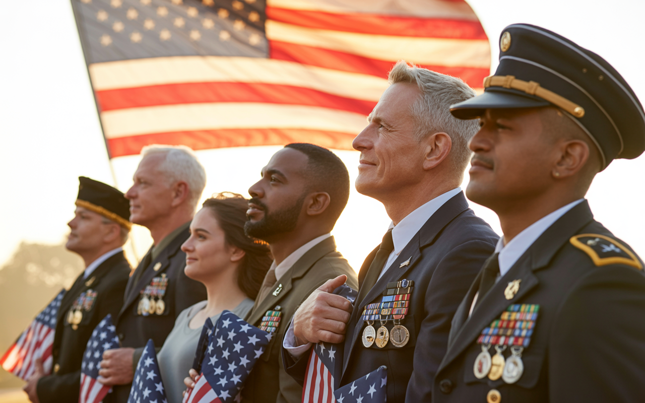 Veterans working together